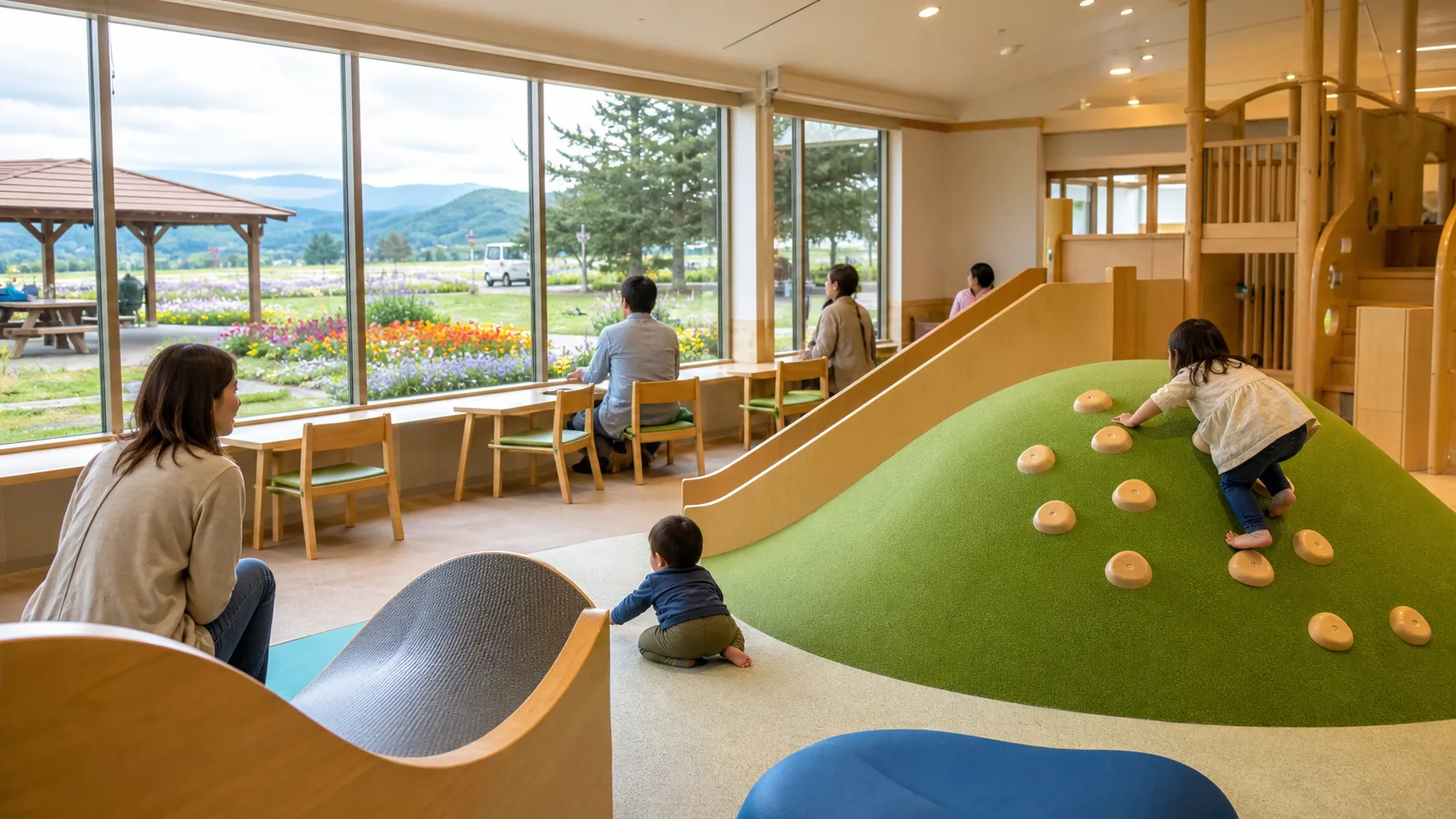 屋内遊び場りりあを表す写真調イメージ