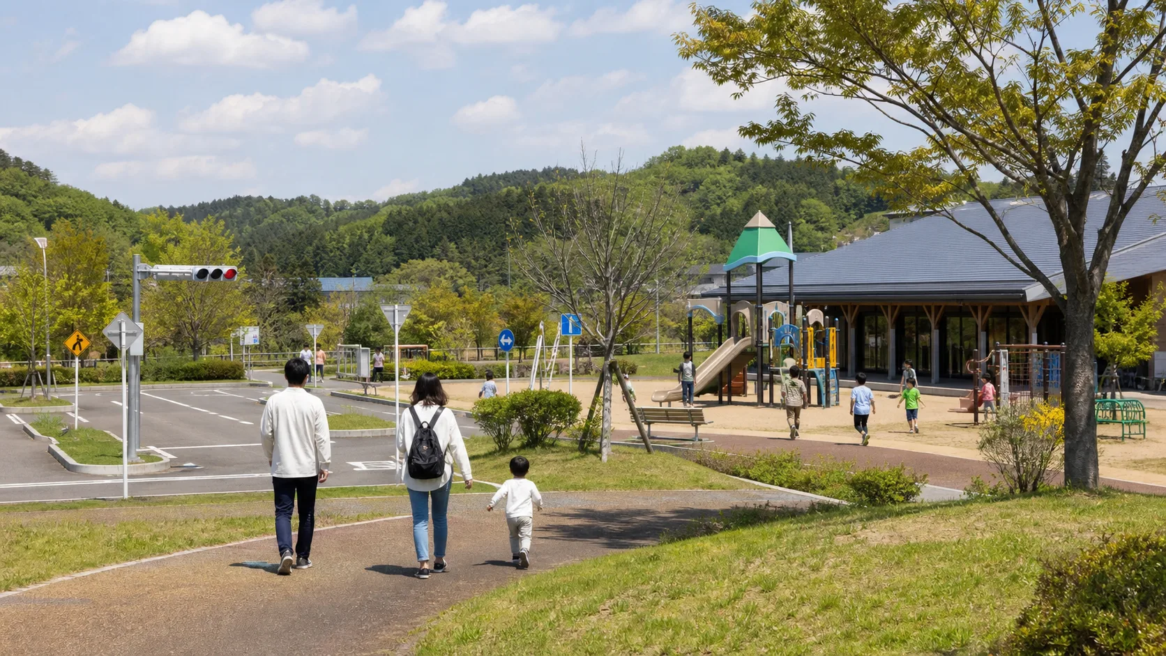 どんぐりパーク&角田中央公園 交通公園のアイキャッチ
