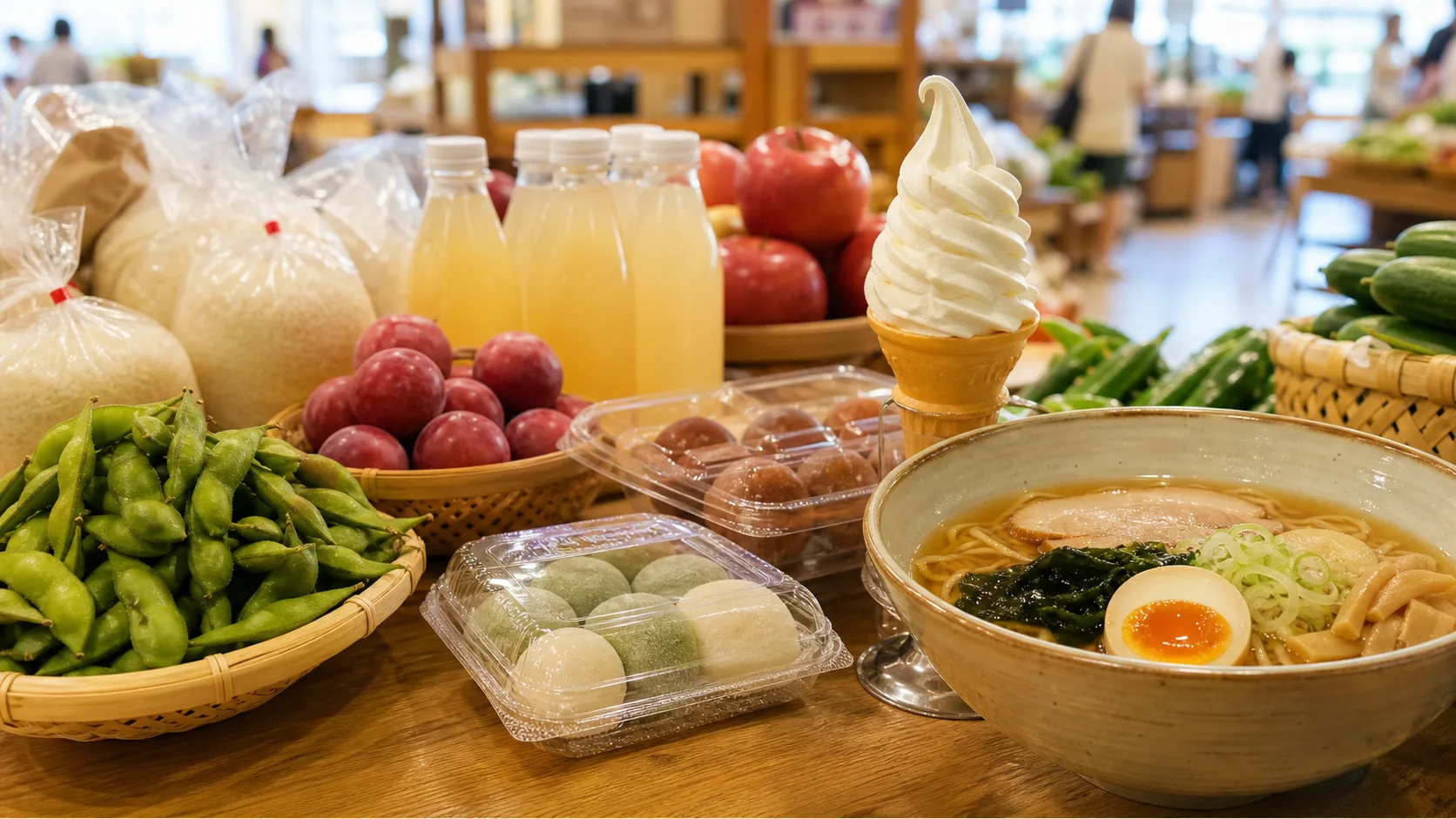 季節の食イベントをイメージした写真調素材