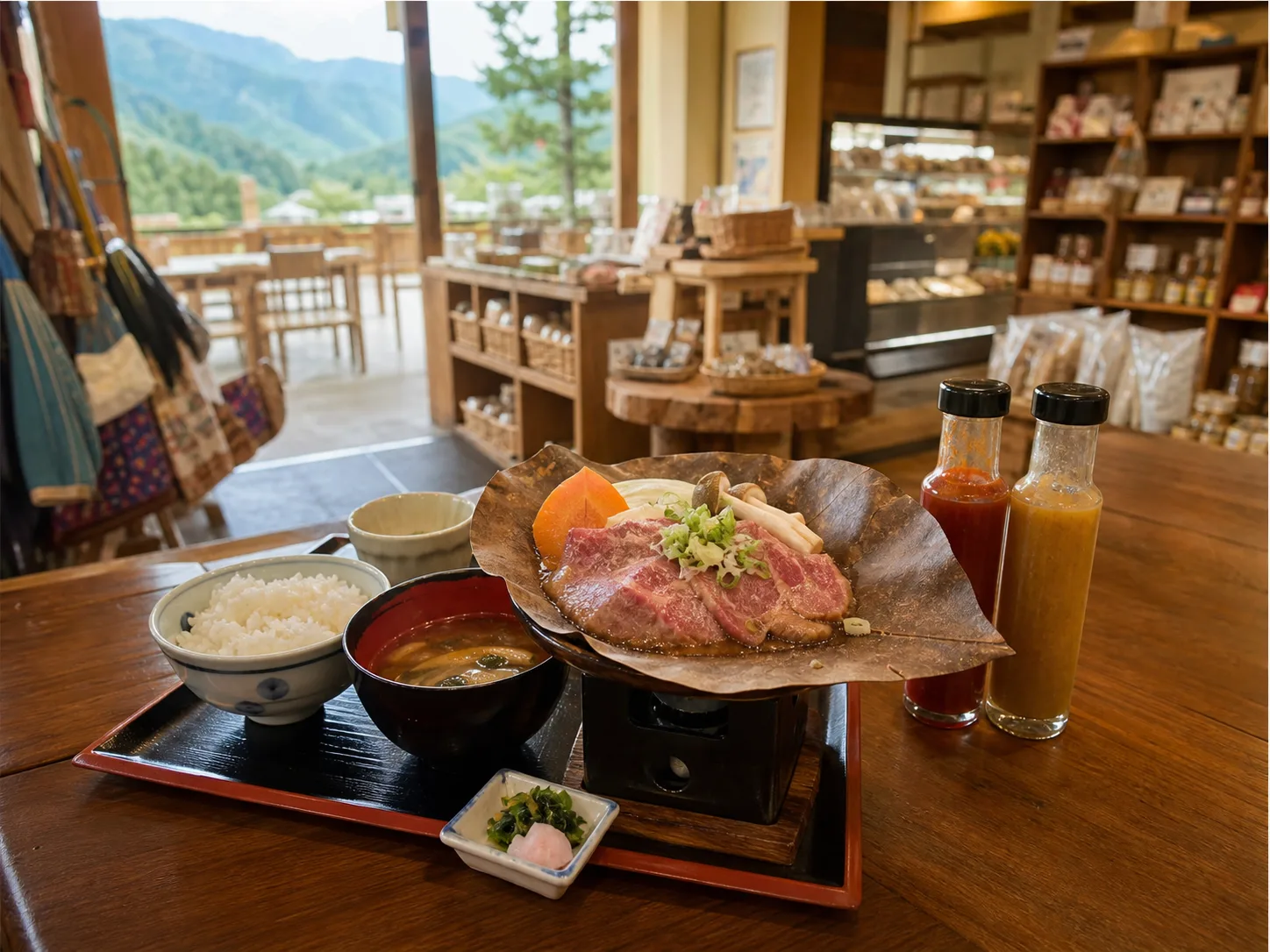 食堂と売店の写真調イメージ