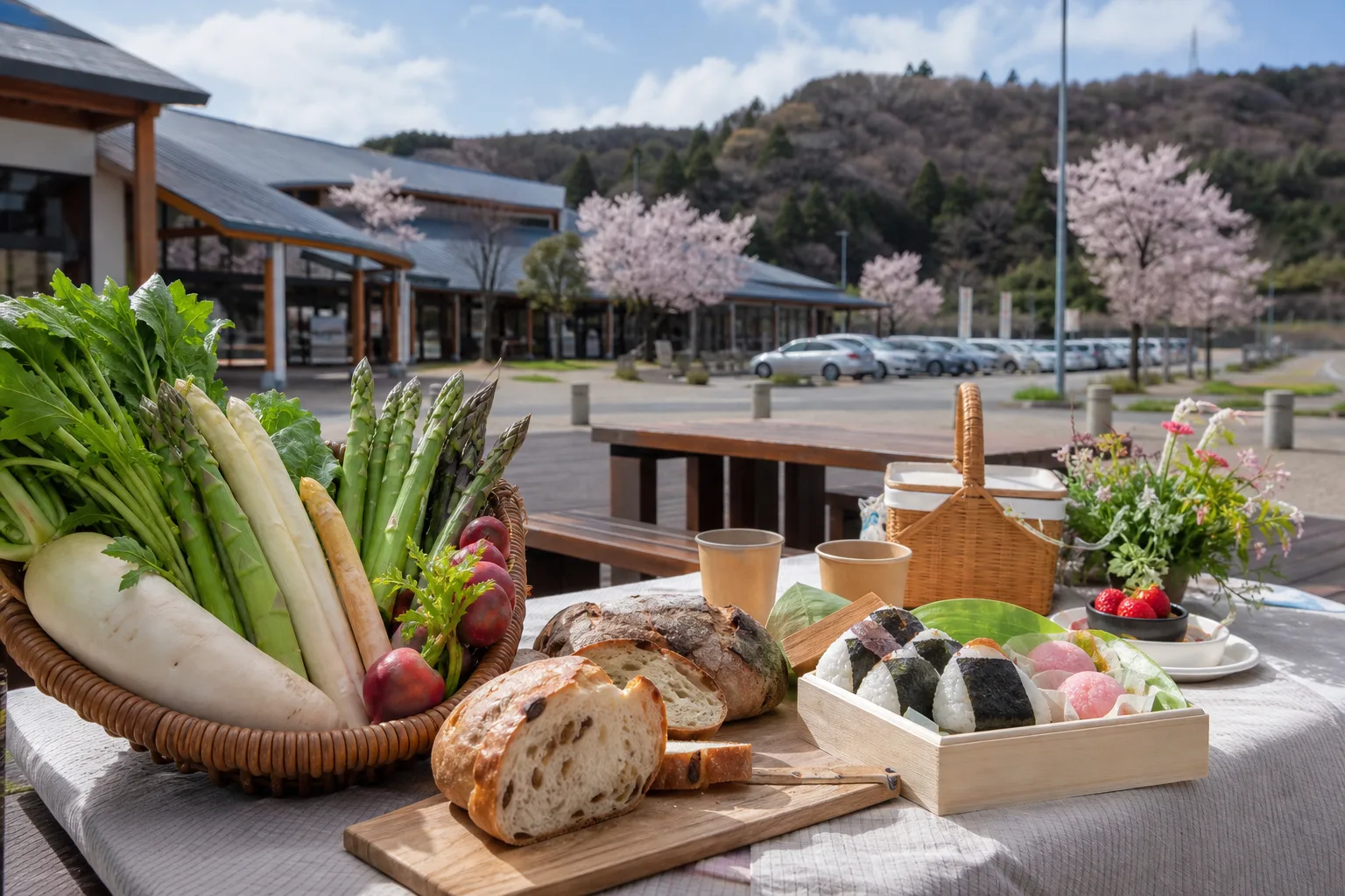 月岡温泉街歩きのアイキャッチ
