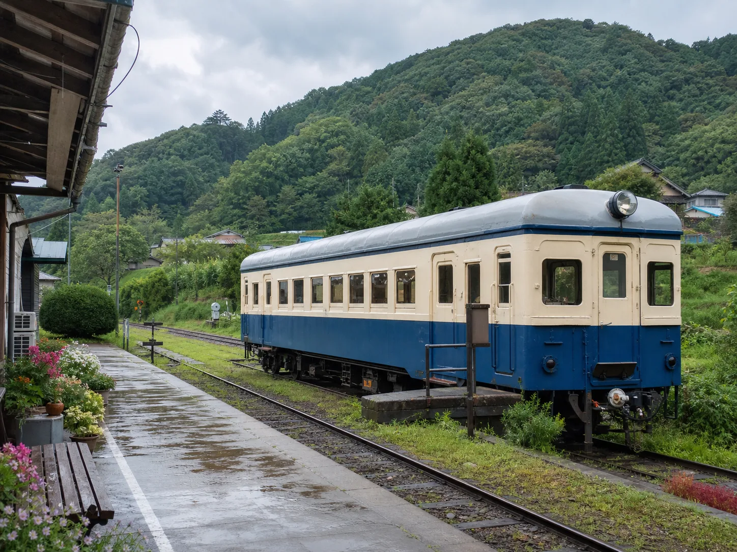 能登中島駅と鉄道郵便車オユ10のアイキャッチ