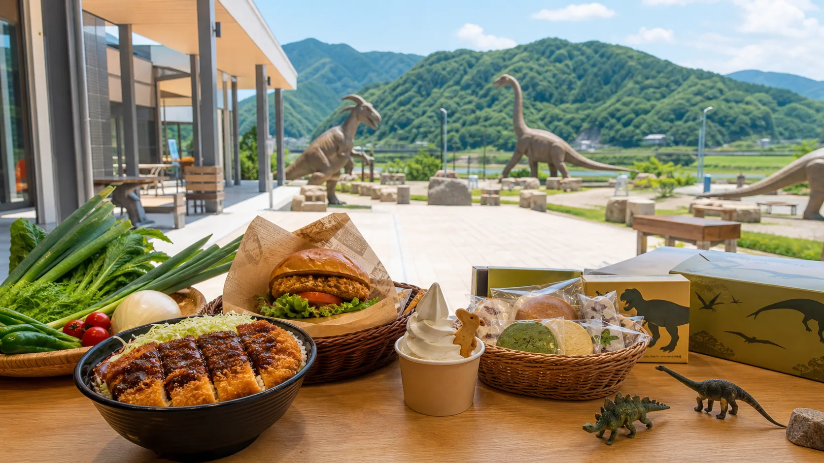 かつやま恐竜の森のアイキャッチ