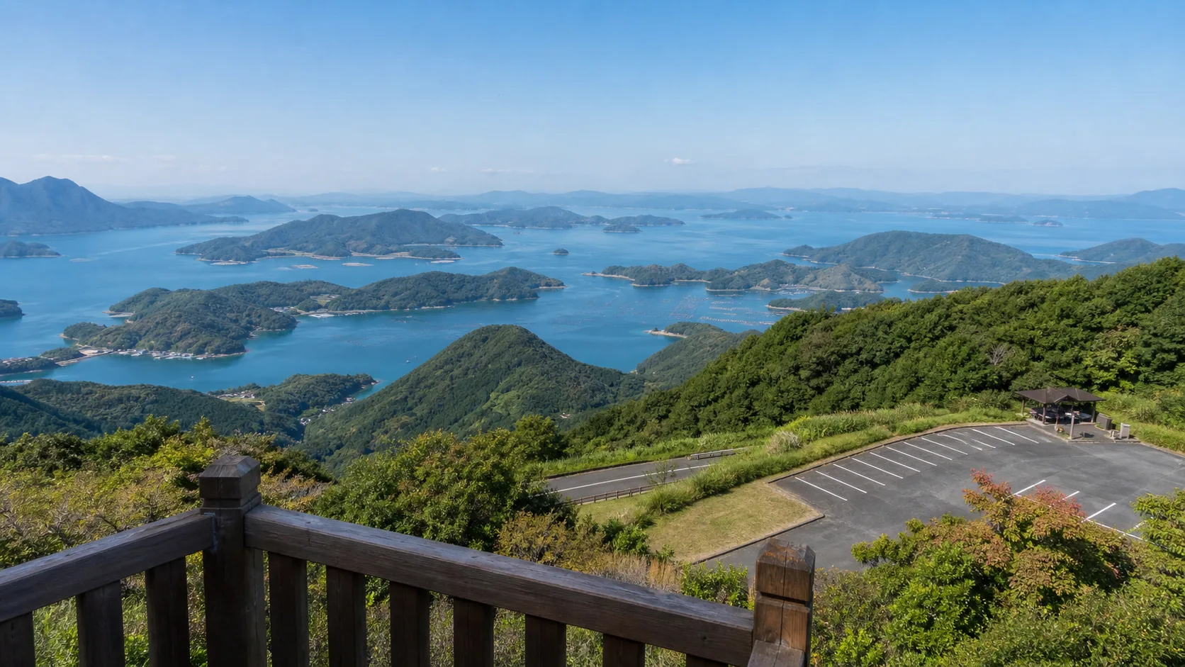天草の島々を見渡す展望所のイメージ