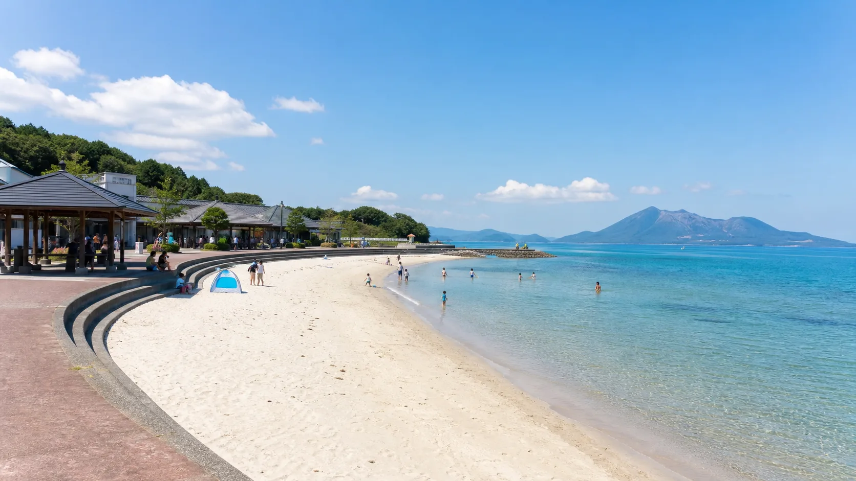 四郎ヶ浜ビーチで海辺に寄り道するイメージ