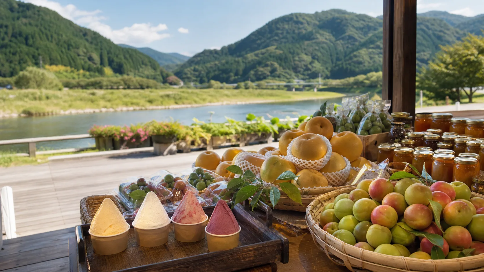大山ダム下流広場のアイキャッチ