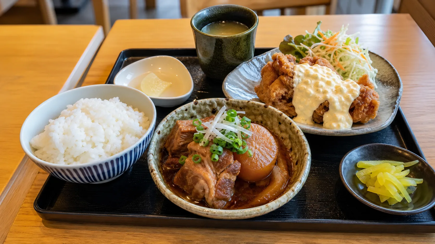 地元食材を使った昼定食のイメージ写真